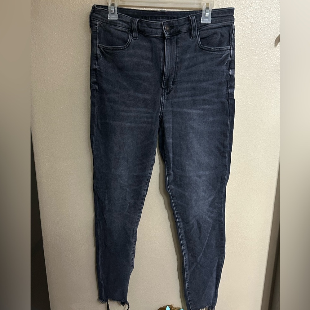 american eagle size 14 Women's Black Jeans